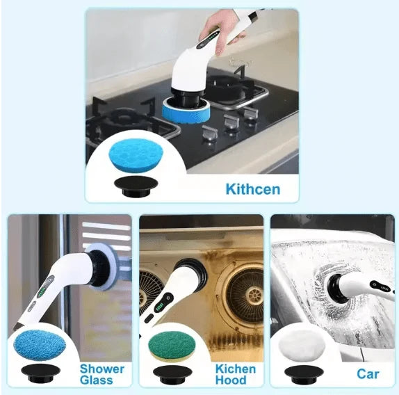 9-In-1 Multi-Function Electric Cleaning Brush Ⓢ