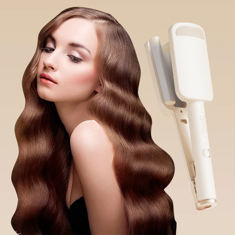 🌸 32MM Wavy Hair Curler – Big Bouncy Curls, 4 Adjustable Heat Settings & Negative Ion Care – Salon-Quality Styling at Home 💇‍♀️