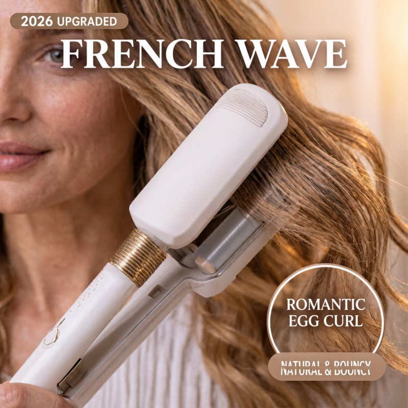 🌸 32MM Wavy Hair Curler – Big Bouncy Curls, 4 Adjustable Heat Settings & Negative Ion Care – Salon-Quality Styling at Home 💇‍♀️
