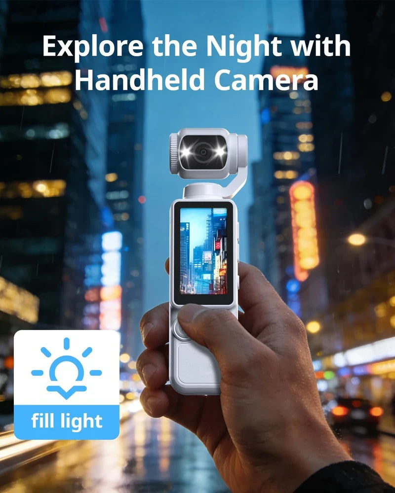 DJI Osmo Pocket 4K ultra HD handheld Gimbal Camera 1" CMOS 3-Axis Gimbal 2" Rotatable Touchscreen
