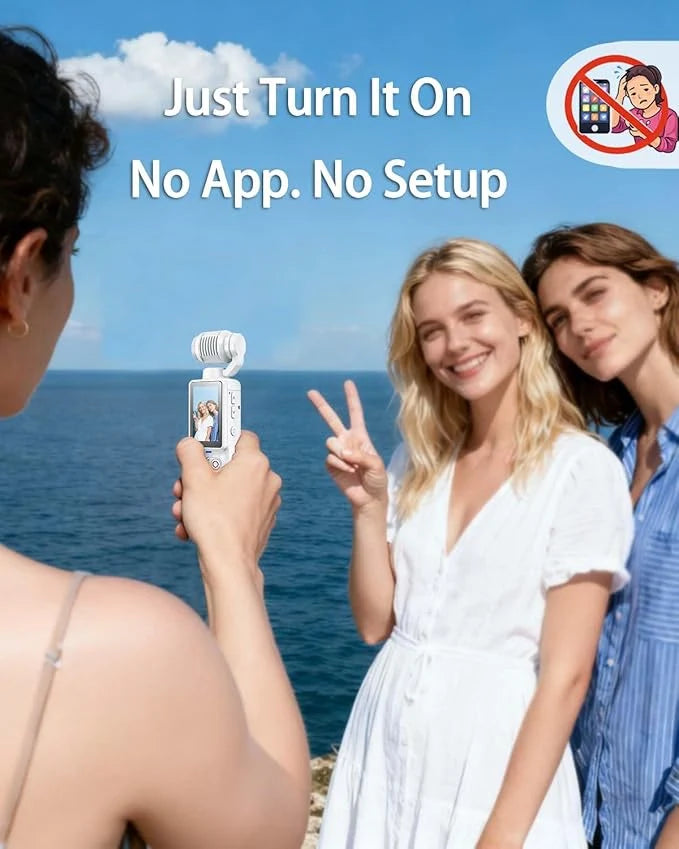 DJI Osmo Pocket 4K ultra HD handheld Gimbal Camera 1" CMOS 3-Axis Gimbal 2" Rotatable Touchscreen